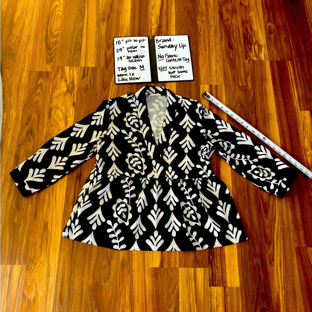 Sunday Up Poly top Sz M